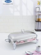 تصویر سوفله مستطیل متوسط پافیلی نقره ای ریور کد WD 206 