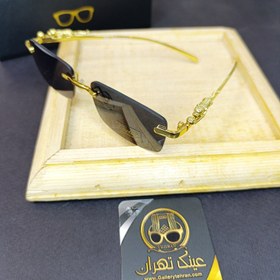 تصویر عینک کارتیر مدل Z3172 طرح چوب 