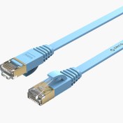 تصویر پچ کورد تخت CAT7 SSTP اوریکو مدل PUG-C7B-150 طول 15 متر 