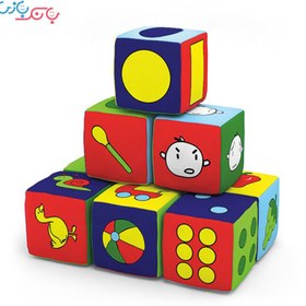 تصویر مکعب های ابری نی نی کوچولو مجموعه 6 عددی Little reed cloud cubes set of 6