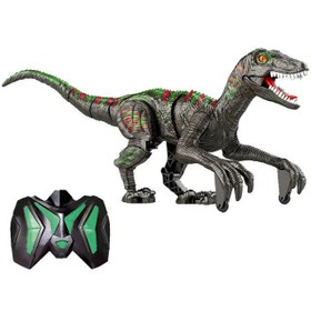 تصویر ربات دایناسور کنترلی حرکتی شارژی VELOCIRAPTOR REMOTE CONTROL 666/57