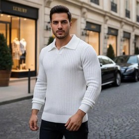 تصویر بافت مردانه Collar_Whit مدل 3682 