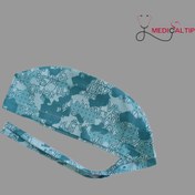 تصویر کلاه اسکراب طرح دار 