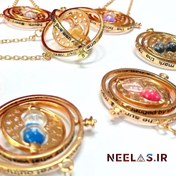 تصویر گردنبند زمان برگردان هری پاتر مدل J-10990 با طول ۵۰ سانتیمتر استیل 