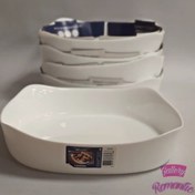 تصویر تابه سفید مربع لومینارک فرانسه مدل اسمارت کازین 26 سانت کد 4026(پس کرایه) 