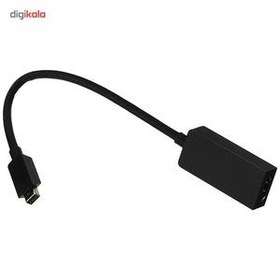 تصویر تبدیل Mini DisplayPort به HDMI مایکروسافت به طول 0.15 متر 