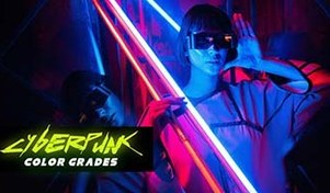 تصویر دانلود پریست افتر افکت درجه‌ های رنگ سایبر پانک Cyberpunk Color Grades 