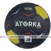 تصویر توپ هندبال قطر H100 - بازار فوری DERBYSTAR leather soccer ball