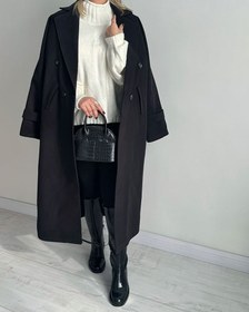 تصویر پالتو Snowy (مشکی) 