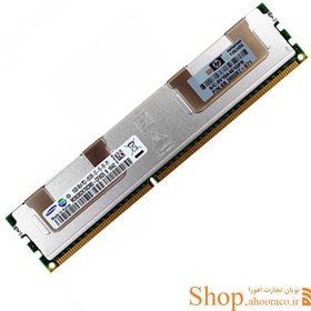 تصویر رم سرور HP 16GB PC3-8500 HP 16GB (1x16GB) PC3-8500 (DDR3-1066)