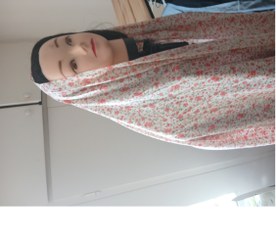 تصویر چادر نماز سنتی ایرانی. جنس تترون درجه ۱ Iranian Prayer tent