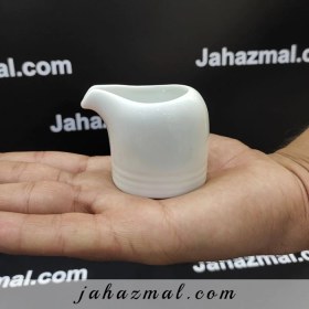 تصویر شیرخوری 1 نفره هتلی سفید چینی زرین 