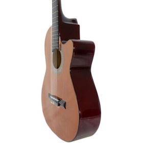 تصویر گیتار کلاسیک دیاموند کاتوی رنگ قهوه ای همراه با سافت کیس ضدضربه و پیک(مضراب گیتار) و ارسال رایگان 