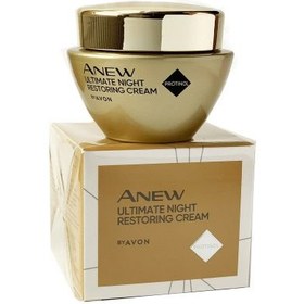 تصویر کرم شب ضدچروک و بازسازی کننده آون مدل Avon Anew Ultimate Restoring Gece Kremi Avon Anew Ultimate Restoring Gece Kremi 50ml