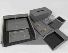 تصویر ست اداری مدیریتی چرمی ۹ پارچه 