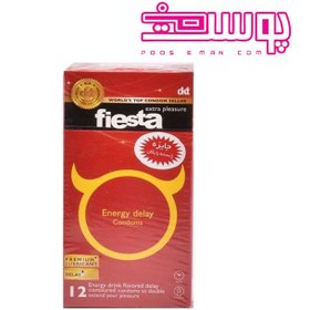 تصویر کاندوم انرژی دیلی فیستا 12عددی Energy delay condoms fiesta 12pcs