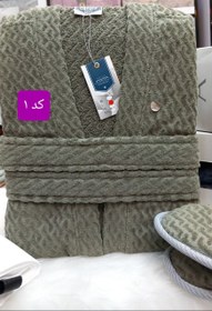 تصویر حوله تن پوش پالتویی مدل janata - کد bathrobe janata