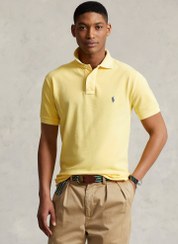 تصویر پولو شرت Ralph Lauren CLASSIC-FIT MESH YELLOW 