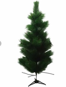 تصویر درخت کاج مصنوعی کریسمس ۹۰ سانتیمتر طرح کریسمس 