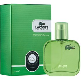 تصویر عطر جیبی مردانه تاینی مدل Lacoste Essentional به همراه عطر جیبی مردانه مدل Desire Blue النترا تاینی Elentra Tiny Lacoste Essentional Parfum For Men And Desire Blue Parfum For Men