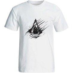 تصویر تی شرت آستین کوتاه مردانه مدل assassin's creed arno سفید (سایز استاندارد) 