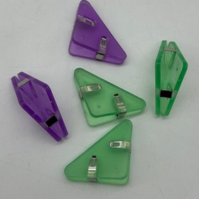 تصویر گیره پلاستیکی مثلث 5عددی 