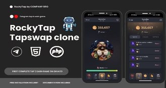 تصویر دانلود Rocky بازی کلیکر تلگرام مشابه TapSwap 