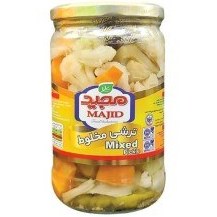 تصویر ترشی 670 گرم شور مخلوط مجید 