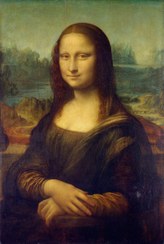 تصویر تابلو چوبی مونالیزا (Mona Lisa) 