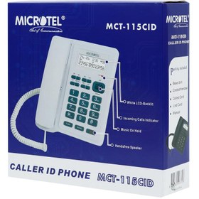 تصویر تلفن رومیزی آکبند میکروتل ۱۱۵ MICROTEL 