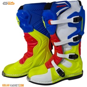 تصویر بوت موتور سواری کراسی اسکایکو SCYCO طرح فانتزی SCYCO Cross Motorcycle Boots Fantasy Design