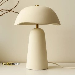 تصویر آباژور رومیزی دکوراتیو کد RD207 بدنه و شید سفال 