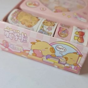 تصویر ست چسب واشی و برچسب فضانورد TK08 