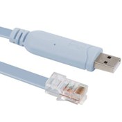 تصویر کابل پروگرام سیسکو با پورت USB ا USB to RJ45 (RS232) Cisco Console Cable FTDI USB to RJ45 (RS232) Cisco Console Cable FTDI