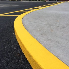 تصویر رنگ جدول خیابان 