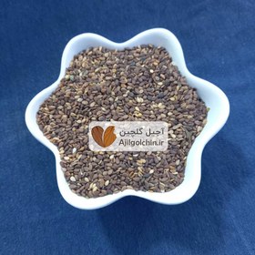 تصویر کنجد قهوه ای خام 