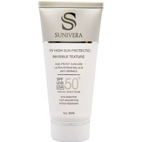 تصویر ضد آفتاب بی رنگ سانیورا spf50 Sunivera