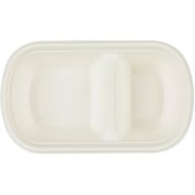 تصویر ظرف یکبارمصرف گیاهی دو خانه 800 سی سی 