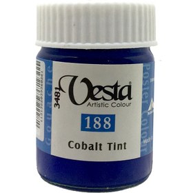 تصویر گواش تک رنگ وستا کد Cobalt Tint 188 حجم 30 میلی لیتر 