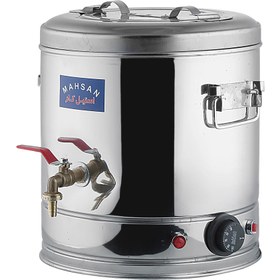 تصویر سماور برقی صنعتی 15 لیتری مهسان Mahsan 15 liter industrial electric samovar