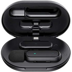 تصویر میکروفون بی سیم Lightning مدل K60 - مشکی 