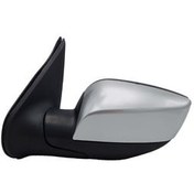 تصویر آینه بغل ساینا و کوییک مارک شرکتی اصلی ( روی خط تولید) با فلاپ نقره ای چپ 