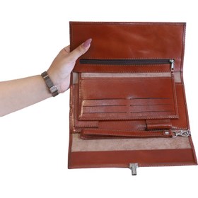 تصویر کیف چرم طبیعی مدل نیاز 