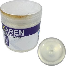 تصویر هنری رنگ اکریلیک طلایی هفت رنگ ربعی کارن 