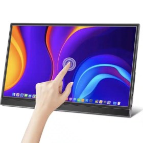 تصویر مانیتور لمسی قابل حمل 16FHD-TouchScreen-P سایز 16 اینچ 