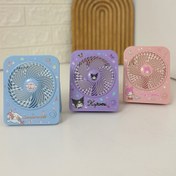 تصویر پنکه شارژی رومیزی کرومی و دوستان 