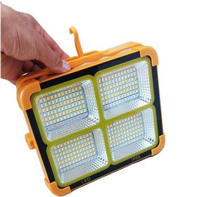 تصویر پرژکتور شارژی خورشیدی ۲۰۰ وات مدل YW-SE05 Solar Rechargeable Projector 200 Watt Model YW-SE05