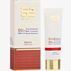 تصویر ضد آفتاب فلوئید 50+ SPF ساین شیلد ساین اسکین، رنگی لایت 