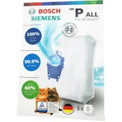 تصویر پاکت جاروبرقی بوش تایپ P میکروفیلتری نانو 5 لایه 5-layer Type P nano microfilter Bosch vacuum cleaner bag