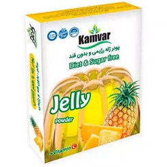 تصویر ژله رژیمی آناناس36گرم کامور Kamvar diet pineapple jelly 36g